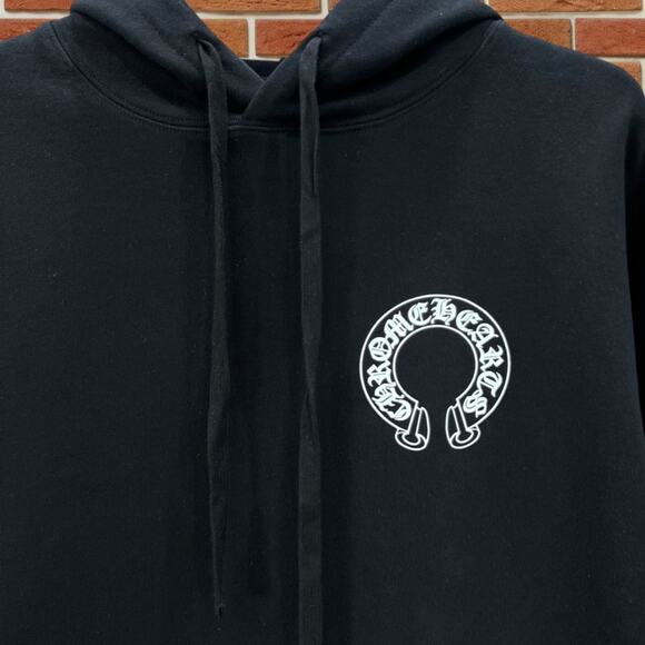 Men's Chrome Hearts Hoodie Black - Picture 3 of 5